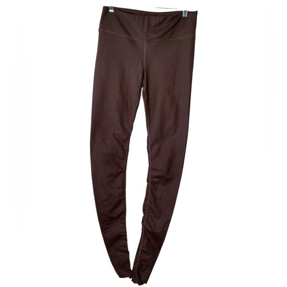 Alo Yoga Brown Goddess Leggings Size Small Smoothing Sweat Wicking Workout Gym - Picture 3 of 10